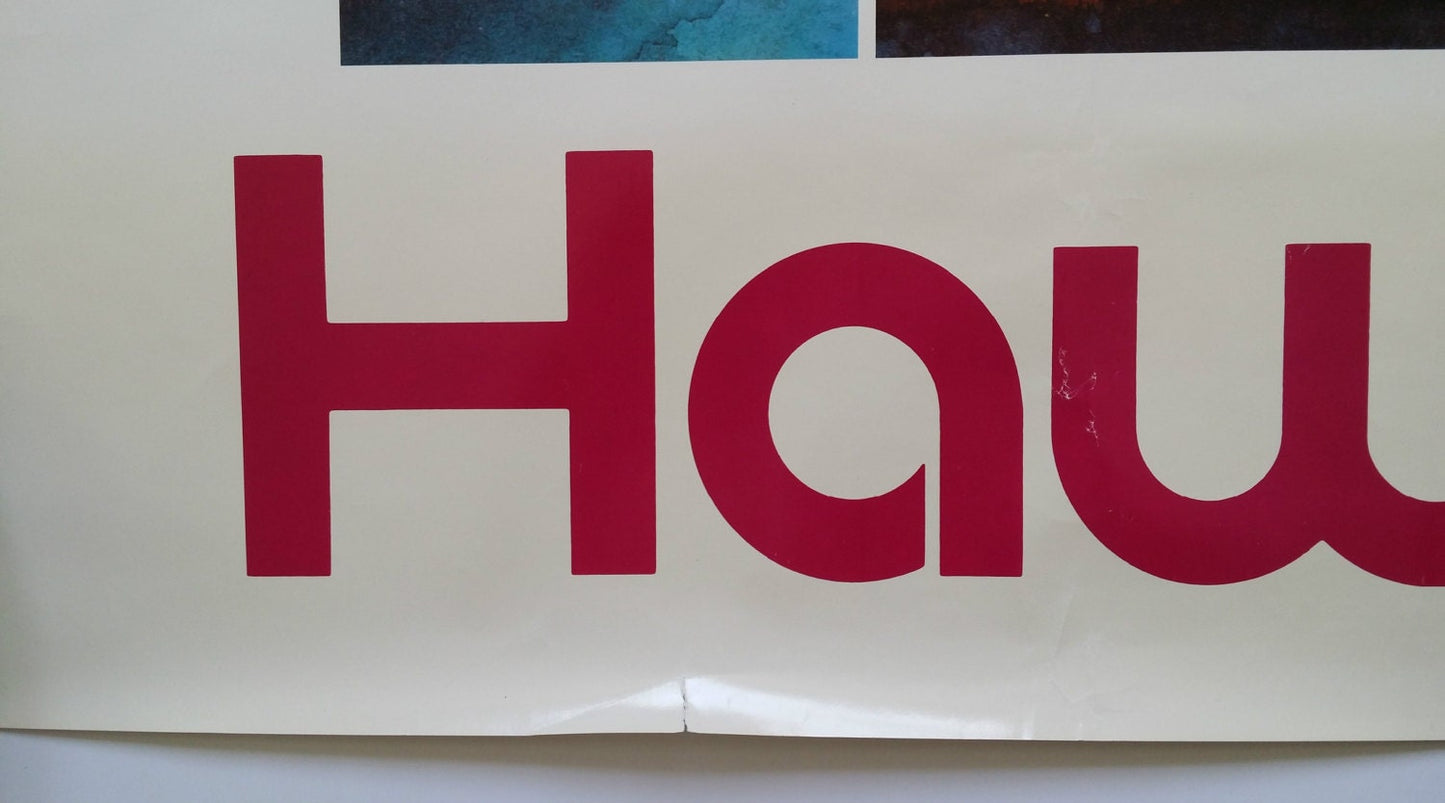 1980s Hawaii Travel Poster - Original Vintage Poster