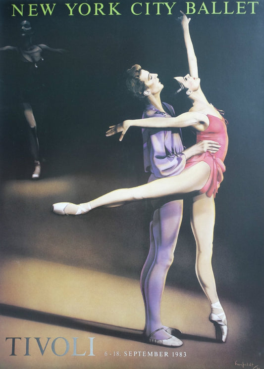 1983 New York City Ballet in Tivoli - Original Vintage Poster