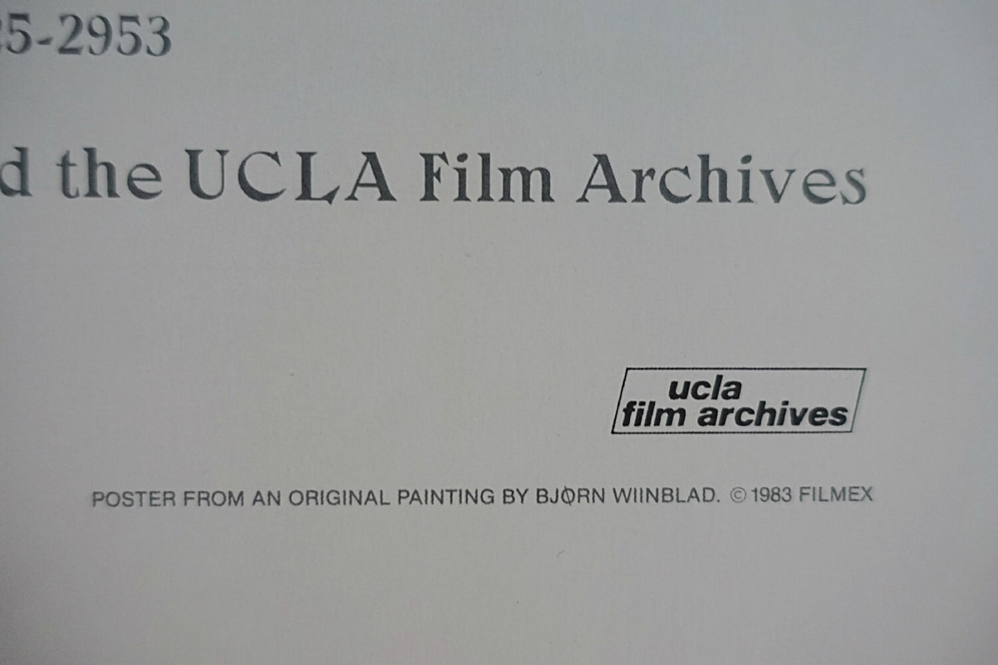 1983 Wiinblad La Passion de Jeánne d'Arc - Original Vintage Poster