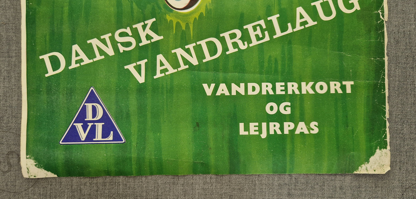 1960s Danish Hiking Association - Original Vintage Poster
