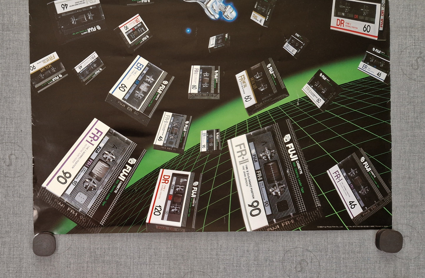 1982 Fuji Cassette Tape Poster - Original Vintage Poster
