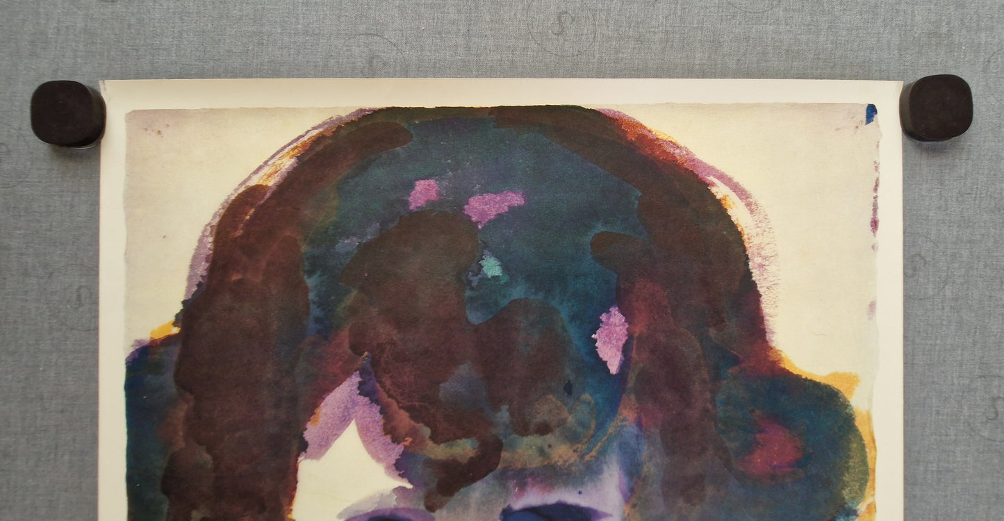 1987 Emil Nolde Louisiana Exhibition Poster - Original Vintage Poster