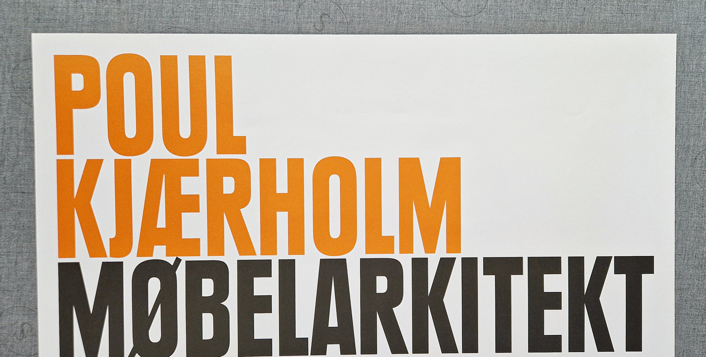 2006 Poul Kjærholm's PK91 "Folding Chair" - Louisiana Exhibition Poster - Original Poster
