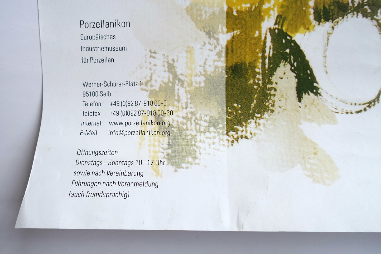 2007 Bjørn Wiinblad German Exhibition Poster
