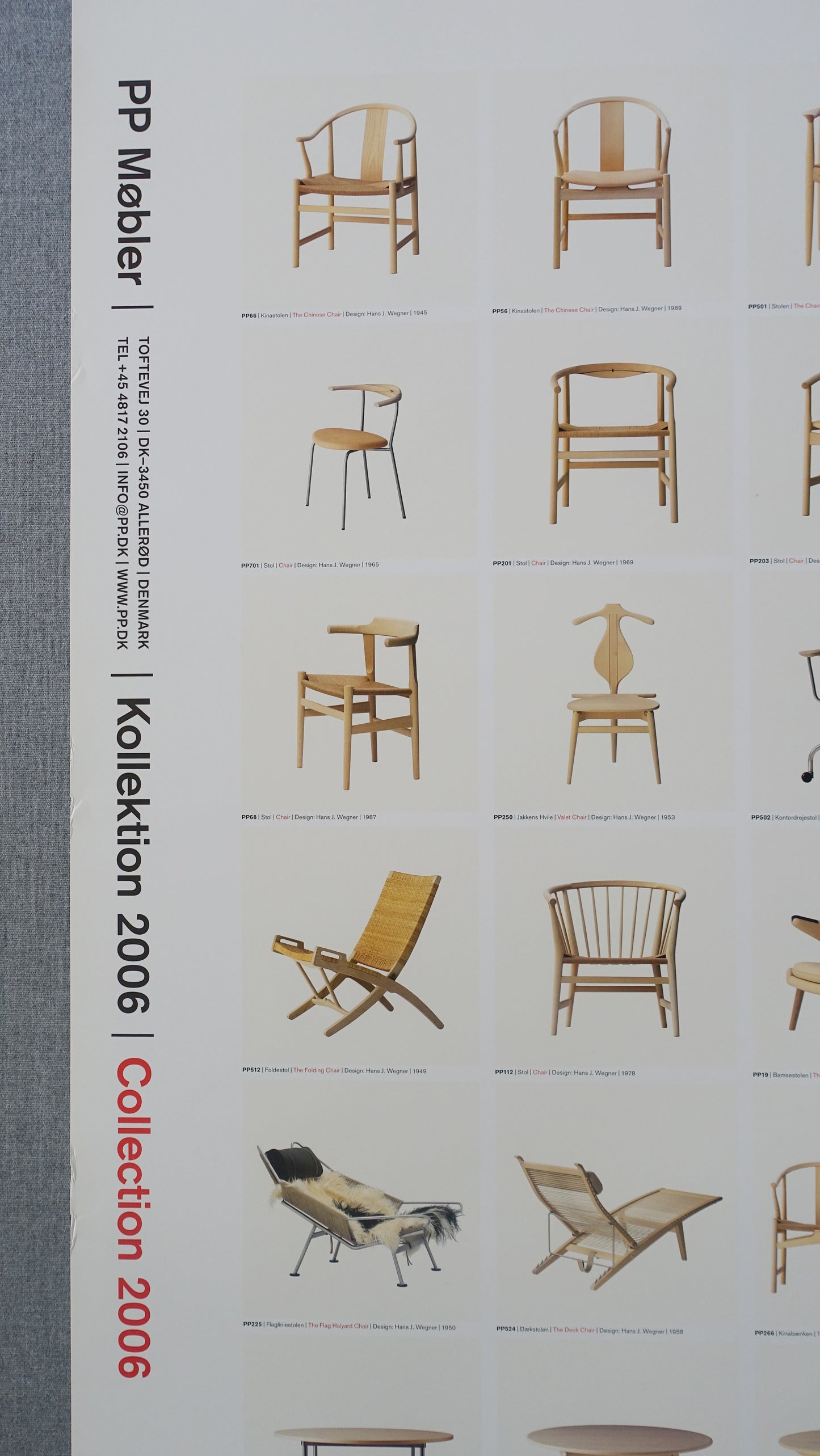 2006 PP Møbler Danish Design Furniture - Original Vintage Poster