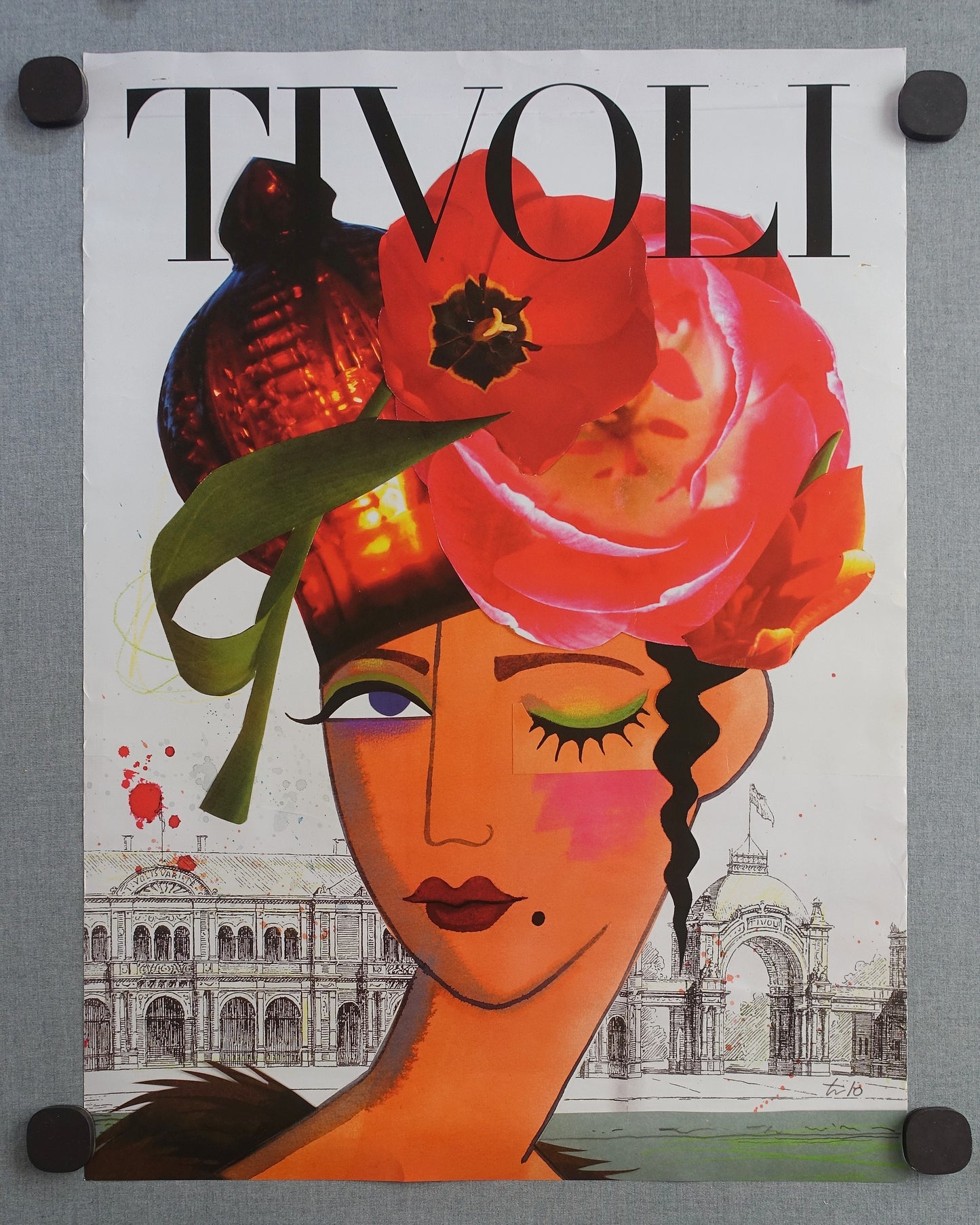 2010 Tivoli Gardens - Original Vintage Poster