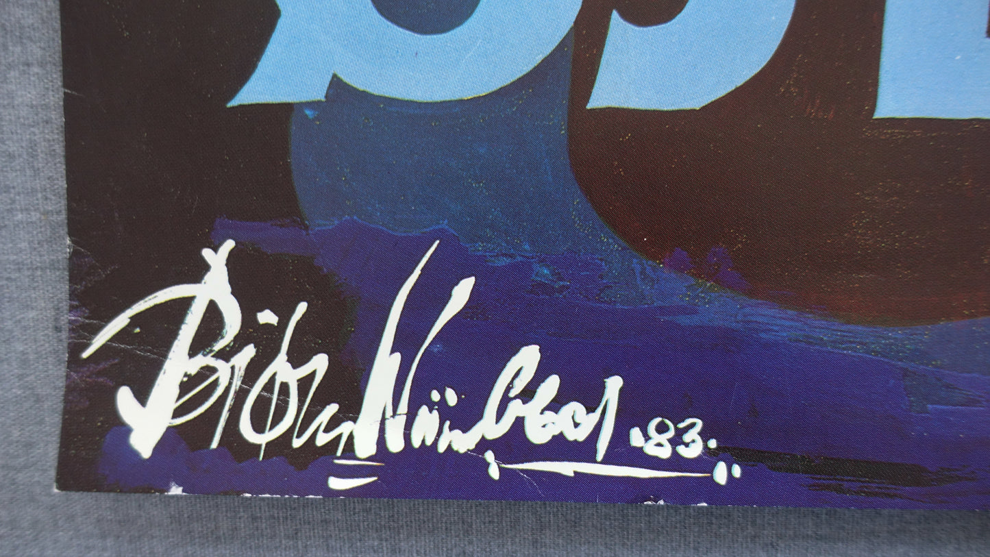 1983 Bjørn Wiinblad's "The Eye" - Original Vintage Poster