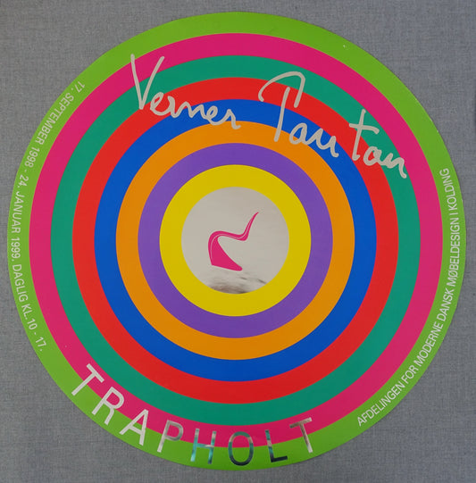 1997 Verner Panton Exhibition - Original Vintage Poster
