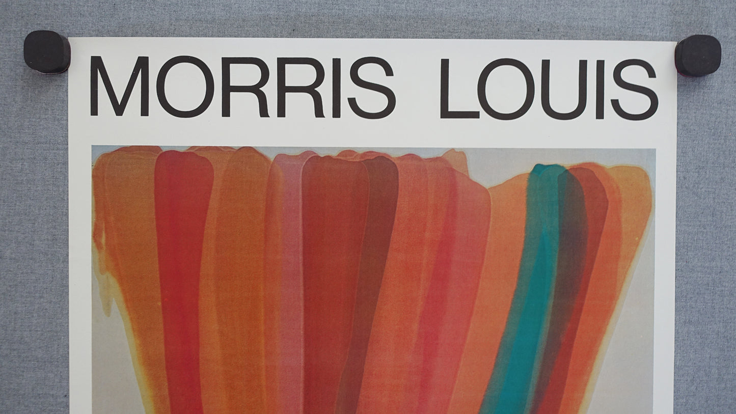 1975 Morris Louis on Louisiana Museum of Modern Art - Original Vintage Poster