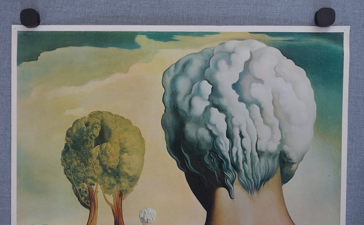1973 Salvador Dalí - Exhibition on Louisiana Museum, Denmark - Original Vintage Poster