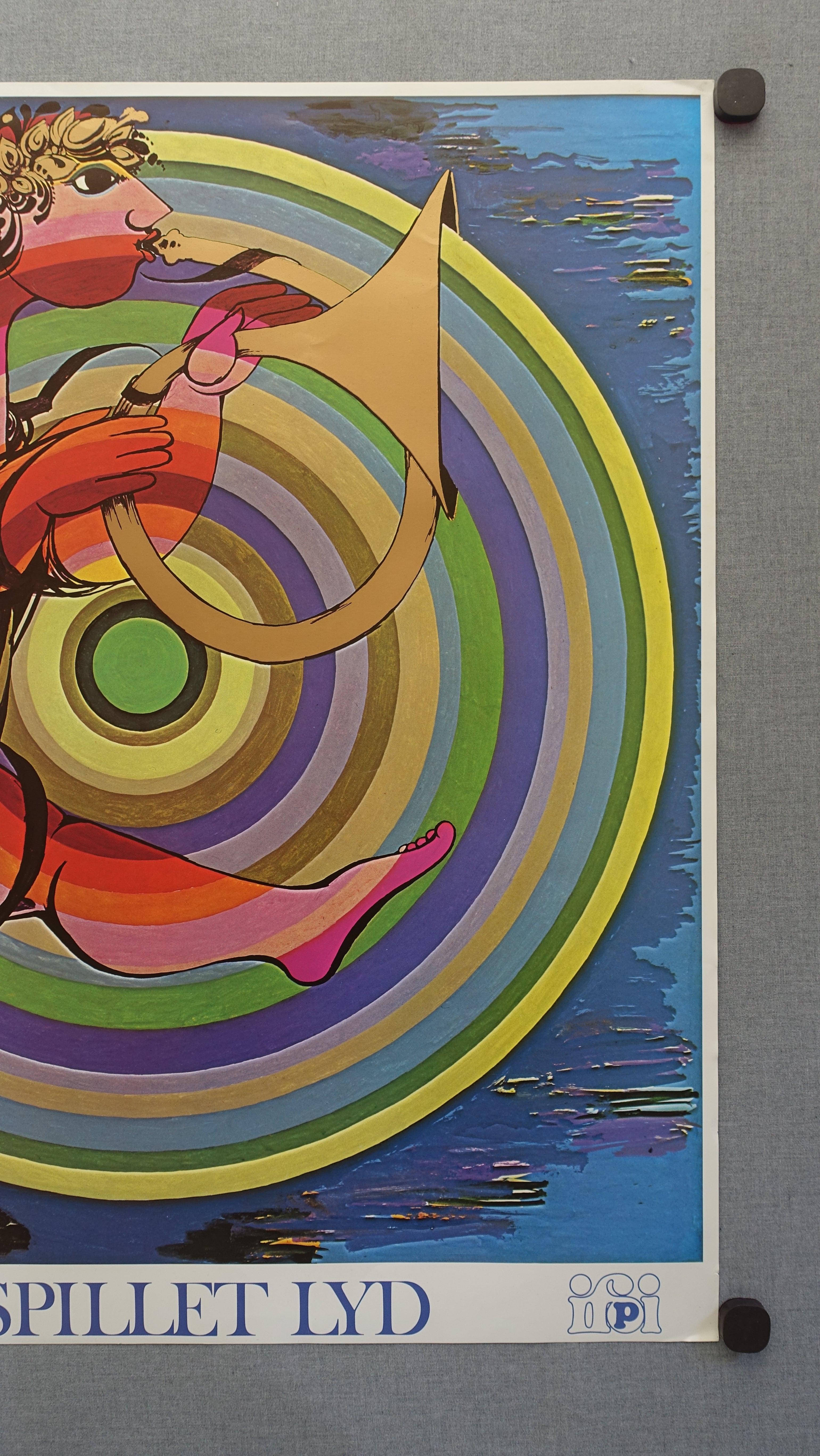 1977 Bjørn Wiinblad Music Artwork for IFOI Denmark - Original
