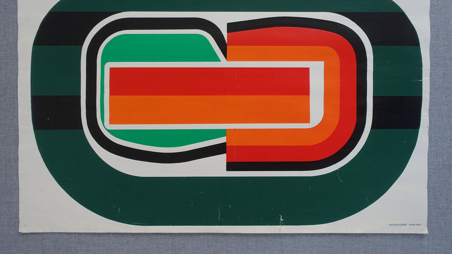 1974 Dewasne on Louisiana Museum of Modern Art - Original Vintage Poster