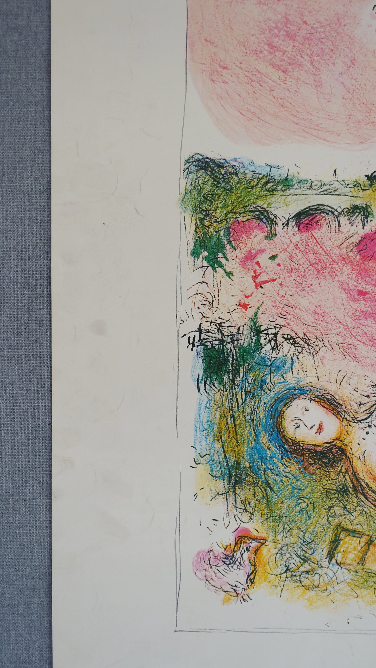 1984 Chagall Galerie Maeght Exhibition - Original Vintage Poster