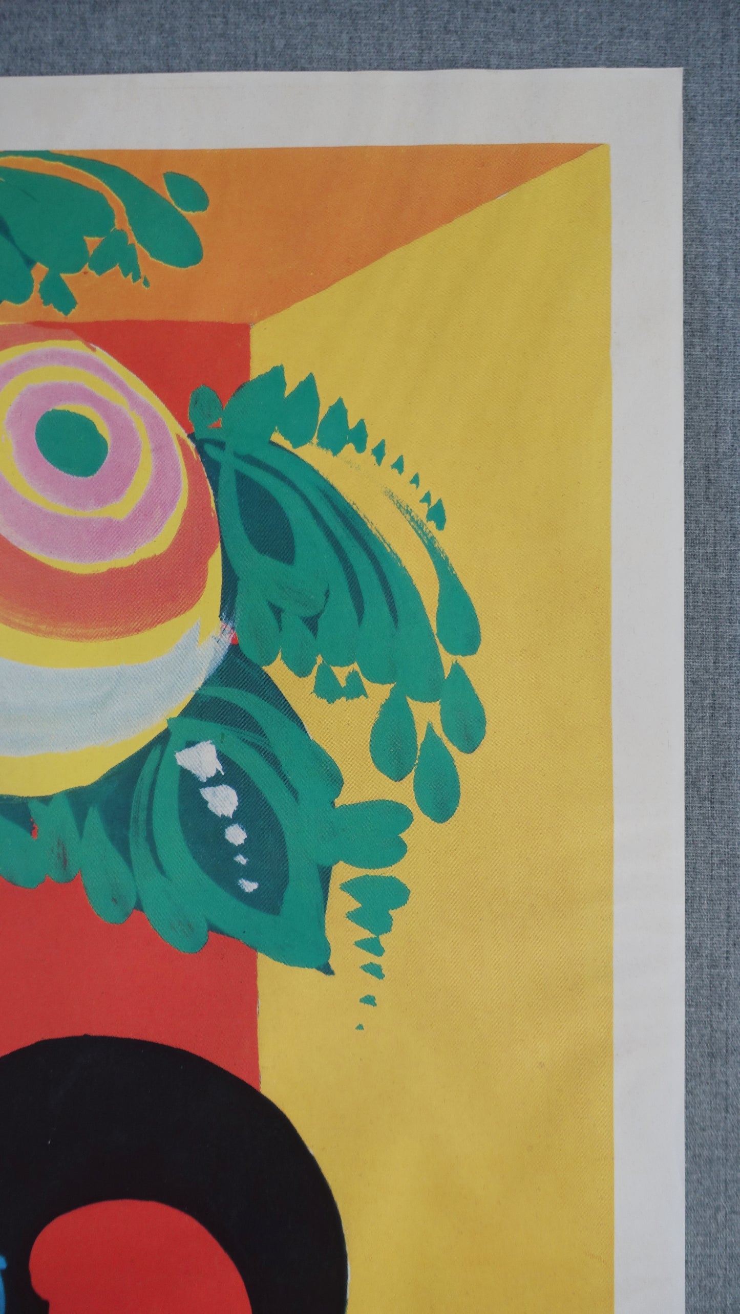 1970s Wiinblad Vase Artwork - Original Vintage Poster