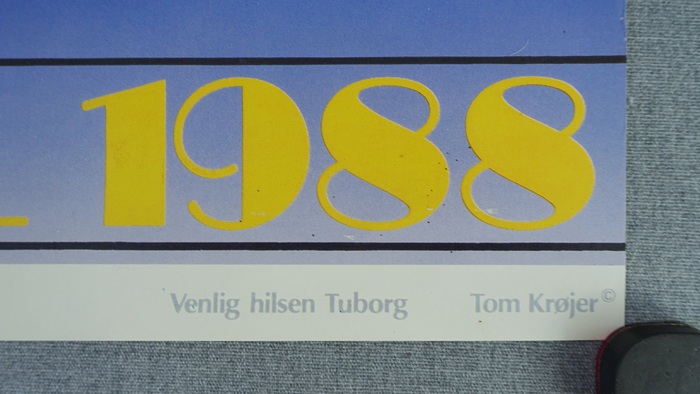 1988 Copenhagen Jazz Festival - Original Vintage Poster