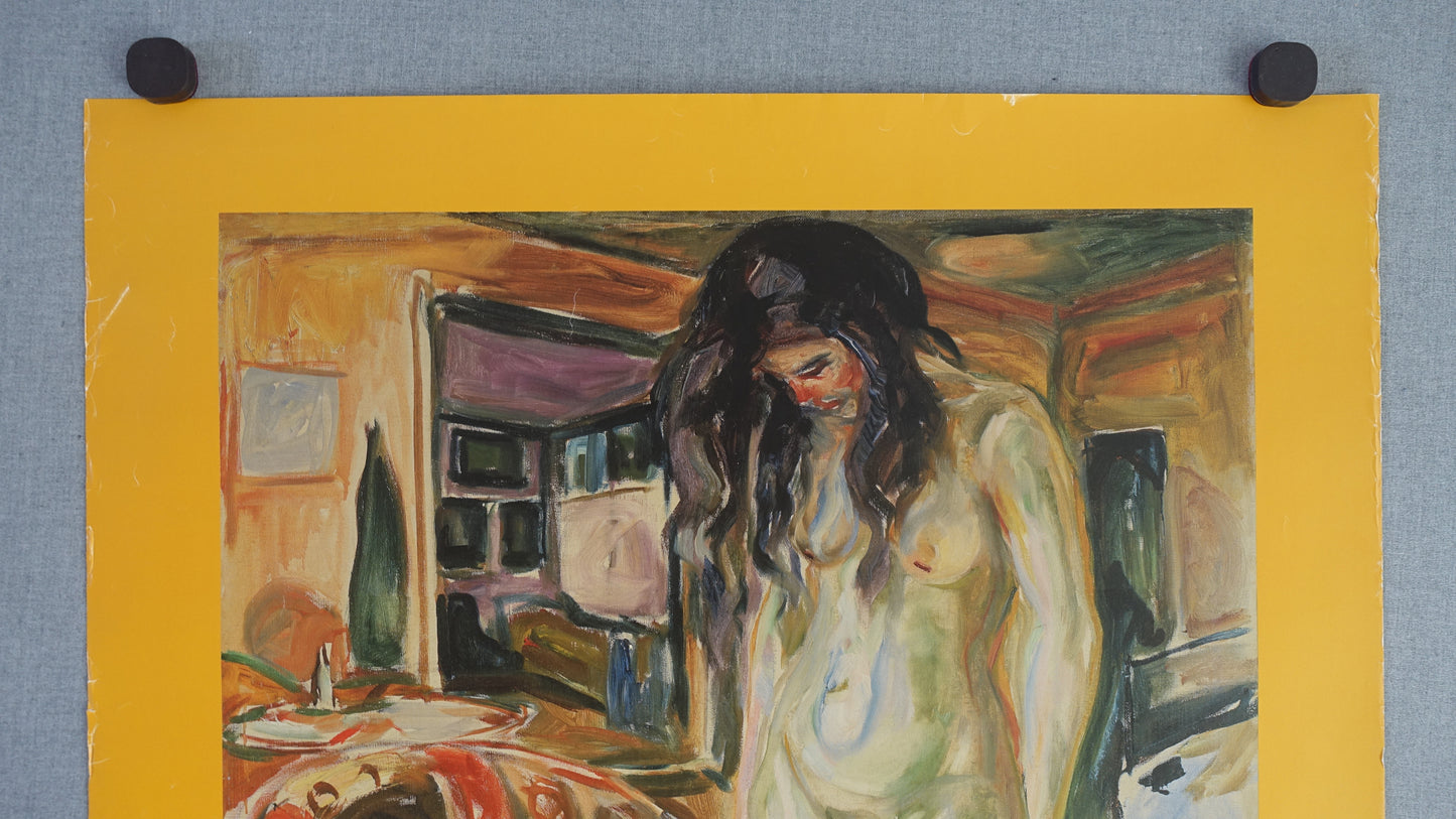 2000 Edvard Munch Exhibition Poster Arken - Original Vintage Poster