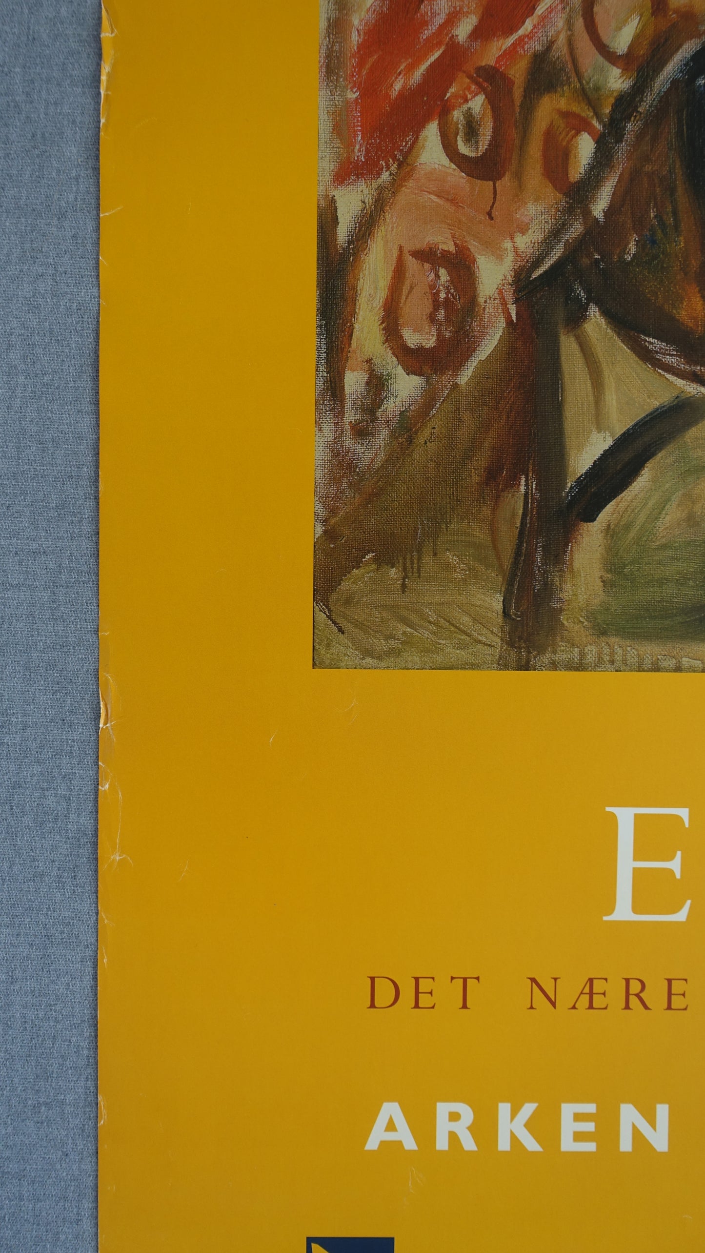 2000 Edvard Munch Exhibition Poster Arken - Original Vintage Poster