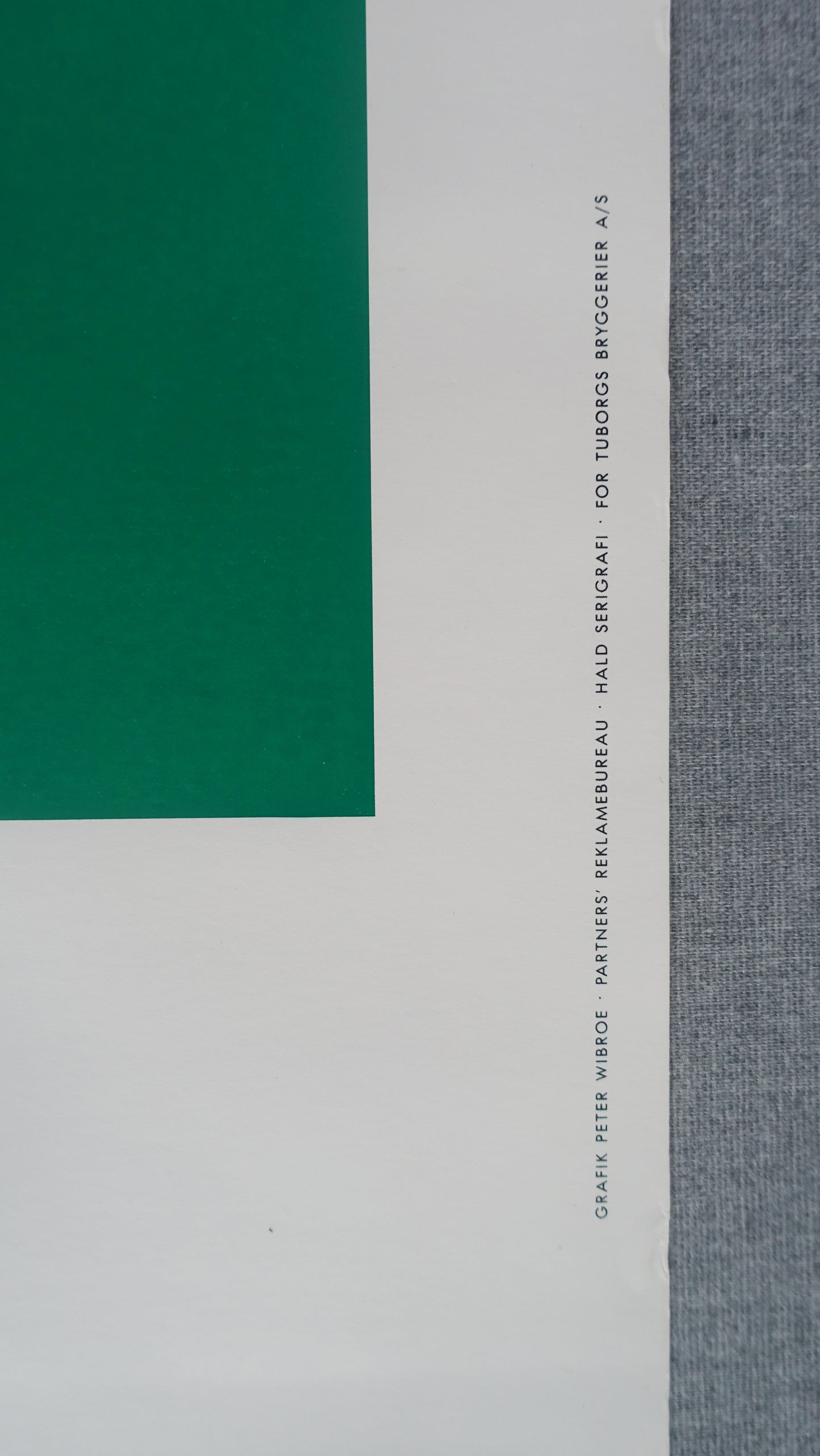 1985 Tuborg Beer Advertisement (Park Life) - Original Vintage Poster