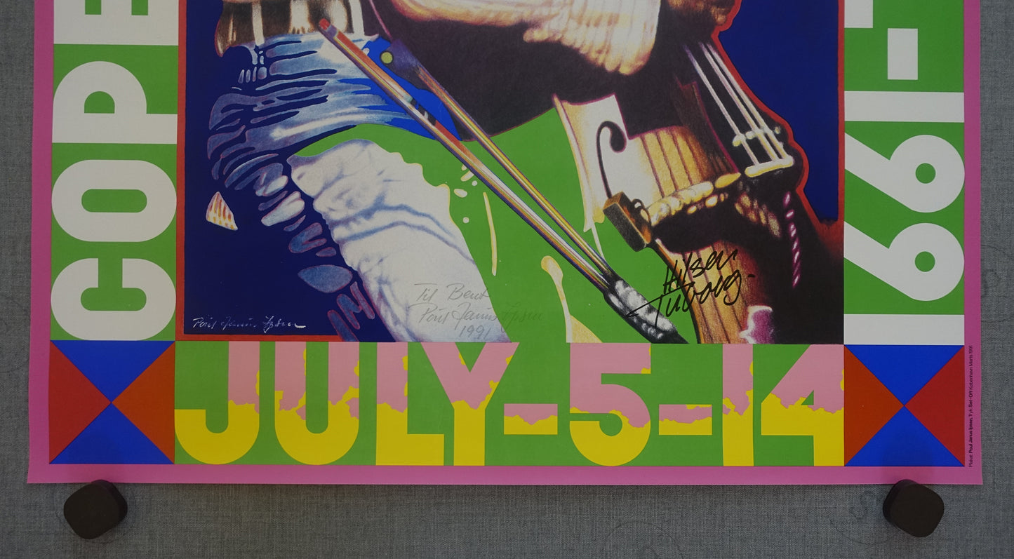 1991 Copenhagen Jazz Festival (signed) - Original Vintage Poster