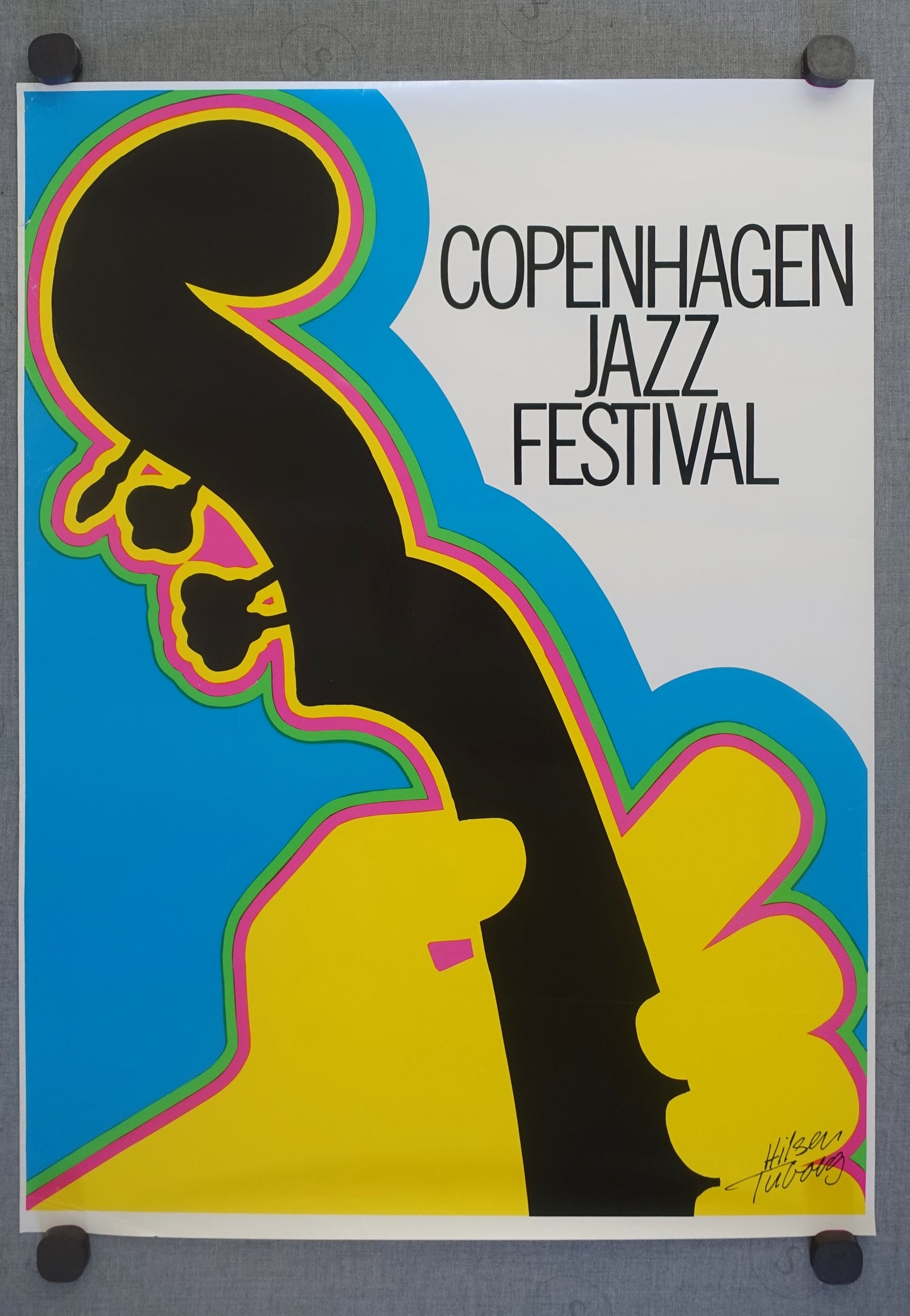 1980 Copenhagen Jazz Festival (test print) - Original Vintage Poster