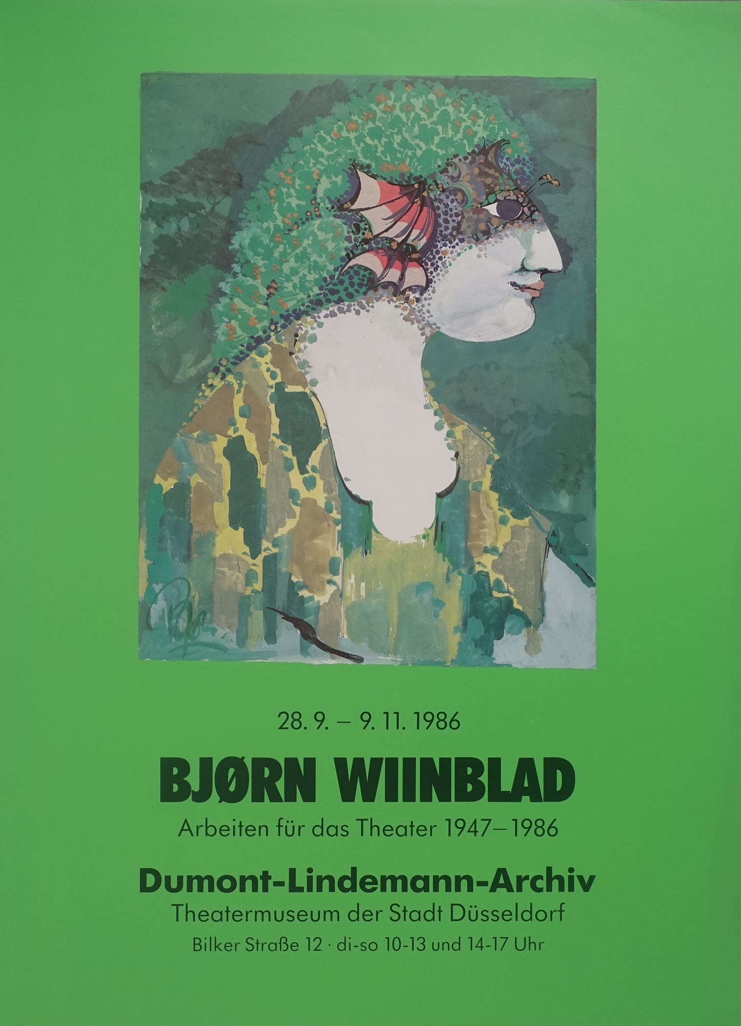 1986 Wiinblad's A Midsummer Night’s Dream Oberon (text version) - Original Vintage Poster