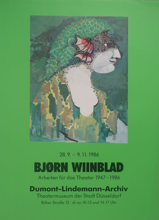 1986 Wiinblad's A Midsummer Night’s Dream Oberon (text version) - Original Vintage Poster