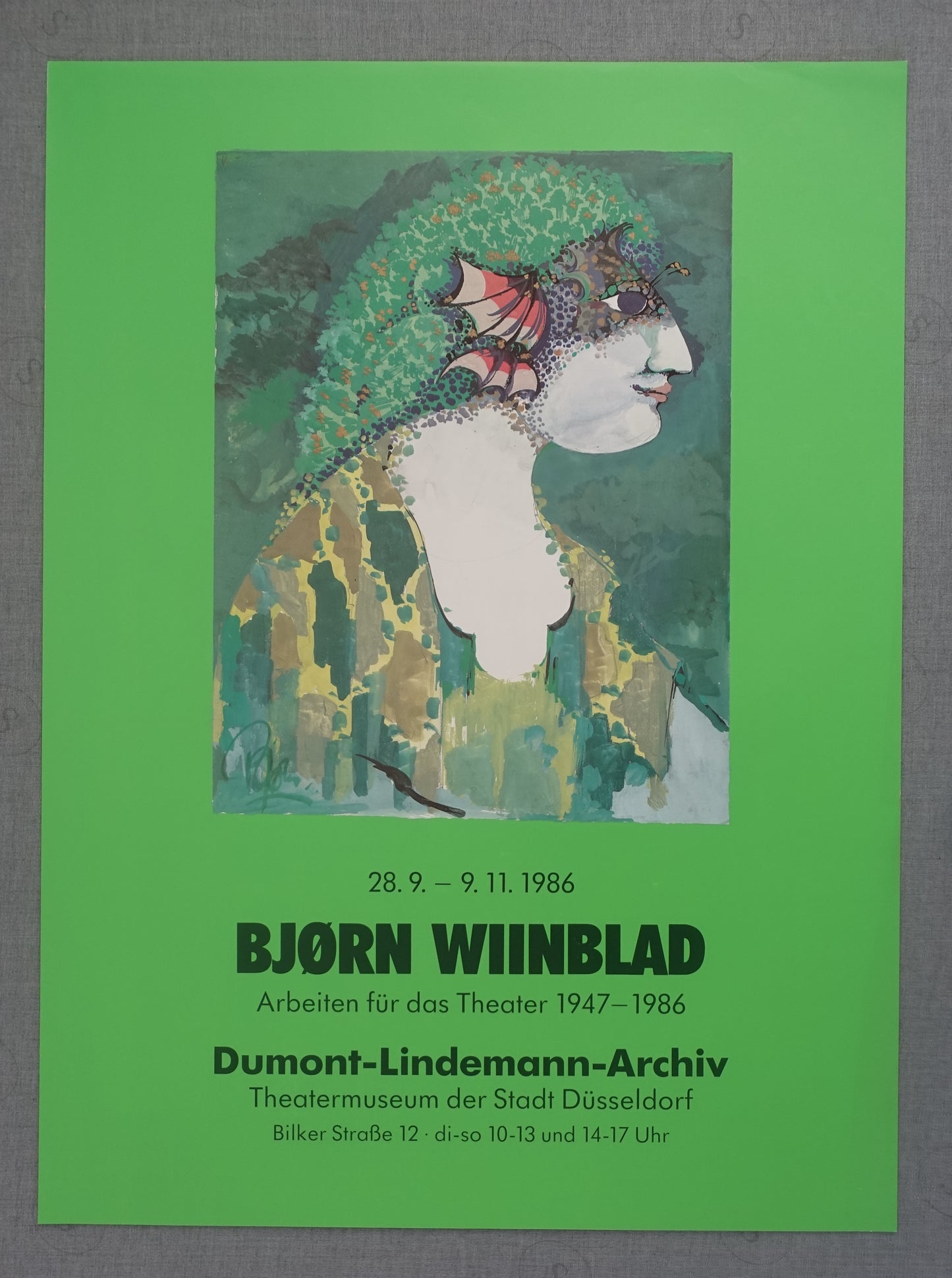 1986 Wiinblad's A Midsummer Night’s Dream Oberon (text version) - Original Vintage Poster