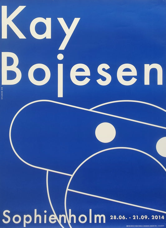 2014 Kay Bojesen Exhibition Poster Sophienholm - Original Vintage Poster