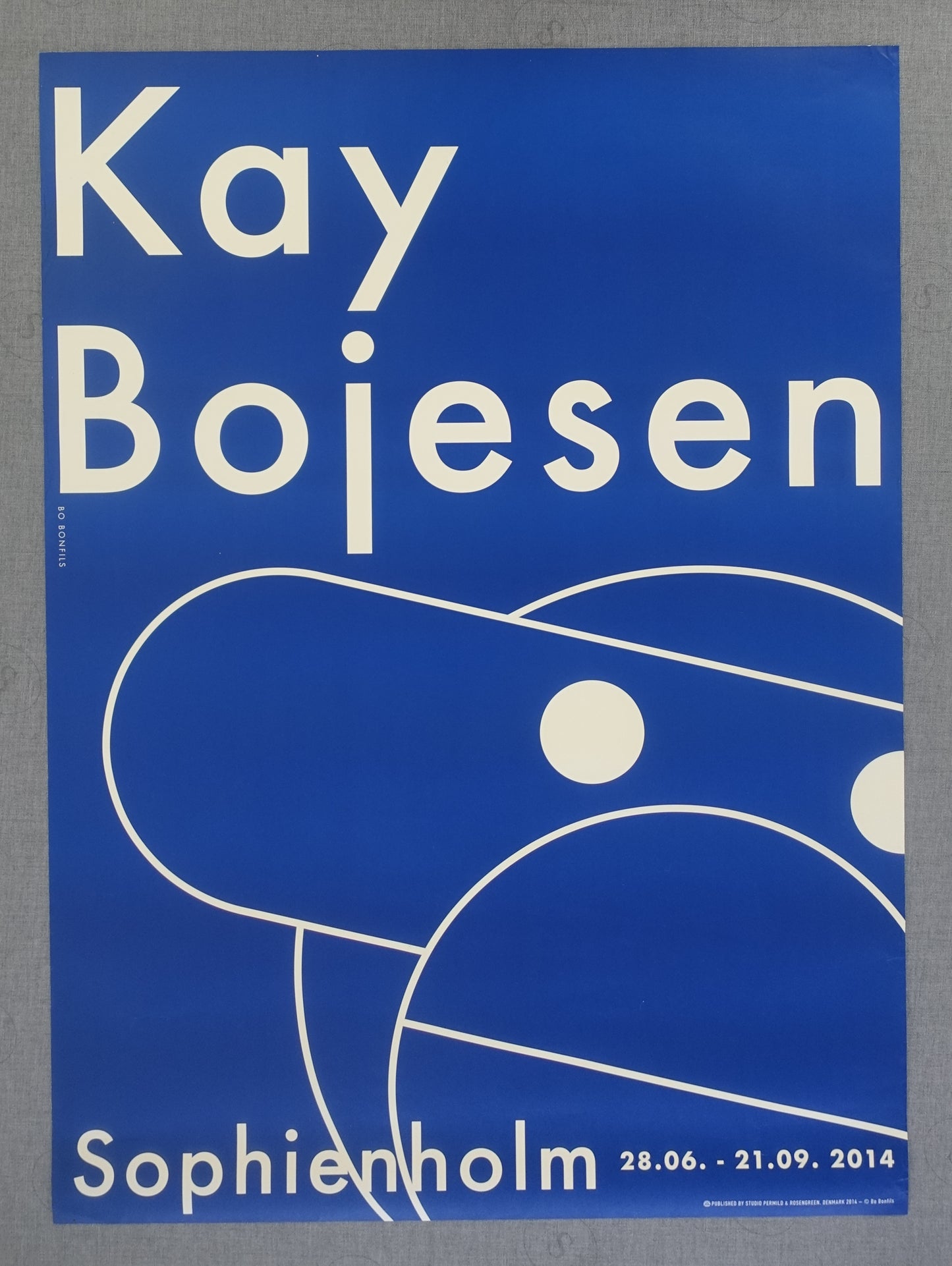 2014 Kay Bojesen Exhibition Poster Sophienholm - Original Vintage Poster