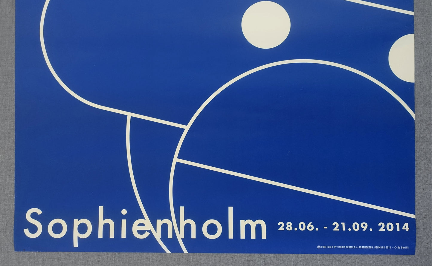 2014 Kay Bojesen Exhibition Poster Sophienholm - Original Vintage Poster