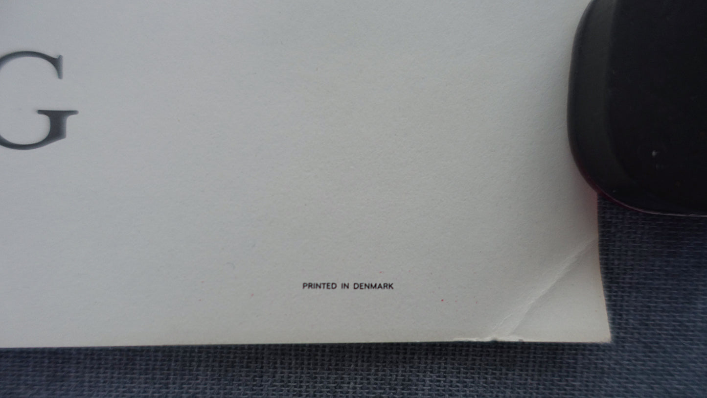 1963 Romeo & Juliet by Bjørn Wiinblad II - Original Vintage Poster