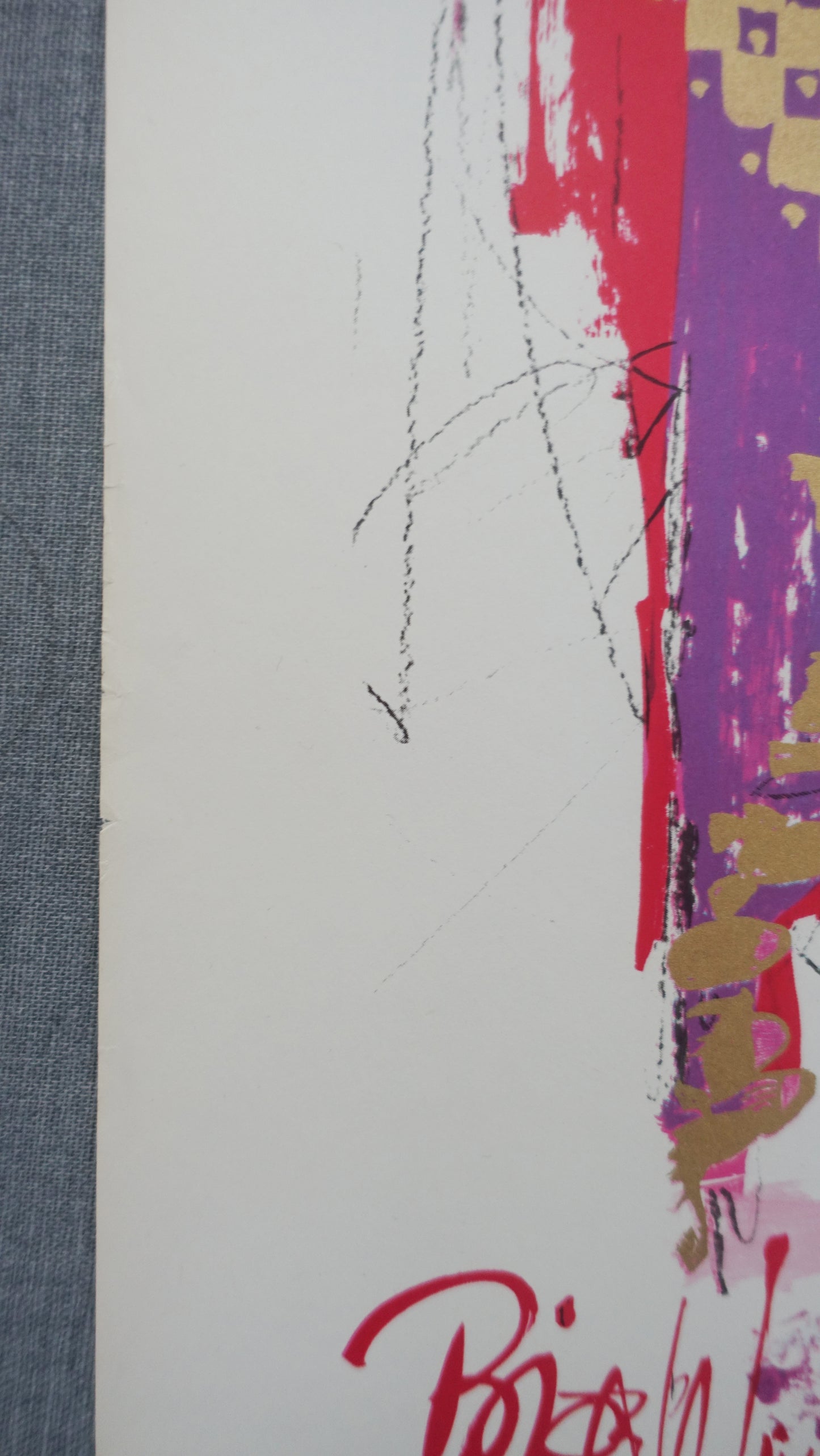 1963 Romeo & Juliet by Bjørn Wiinblad II - Original Vintage Poster