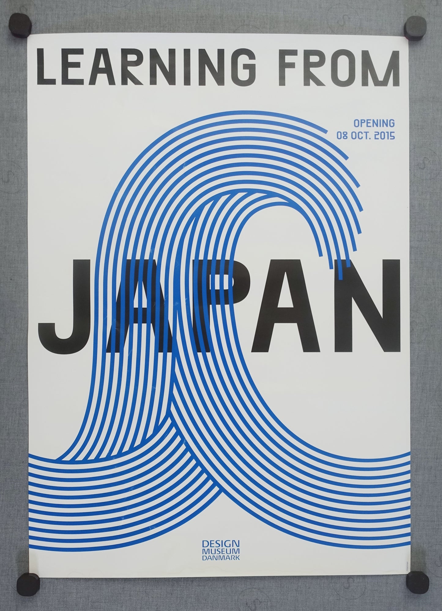 2015 Learning from Japan - Exhibition on Design Museum Denmark - Original Vintage Poster