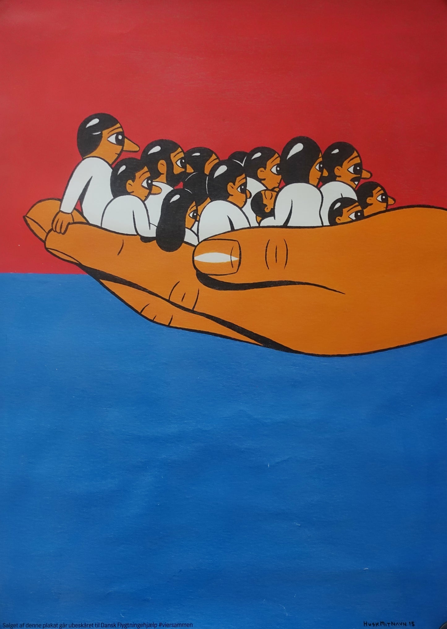 2015 Danish Refugee Council Campaign Poster - Original Vintage Poster