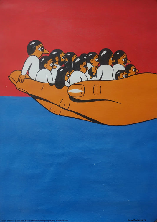 2015 Danish Refugee Council Campaign Poster - Original Vintage Poster