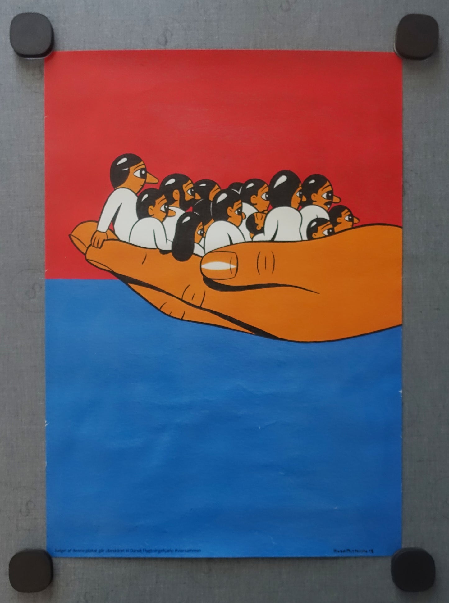 2015 Danish Refugee Council Campaign Poster - Original Vintage Poster