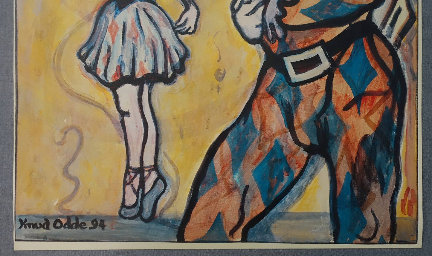 1994 Tivoli Gardens by Knud Odde - Original Vintage poster