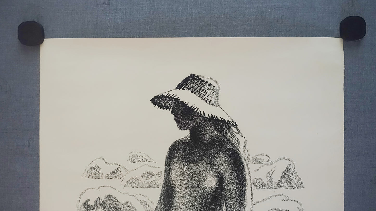 1952 Danish Agricultural Twine Rope Advertisement - Original Vintage Poster