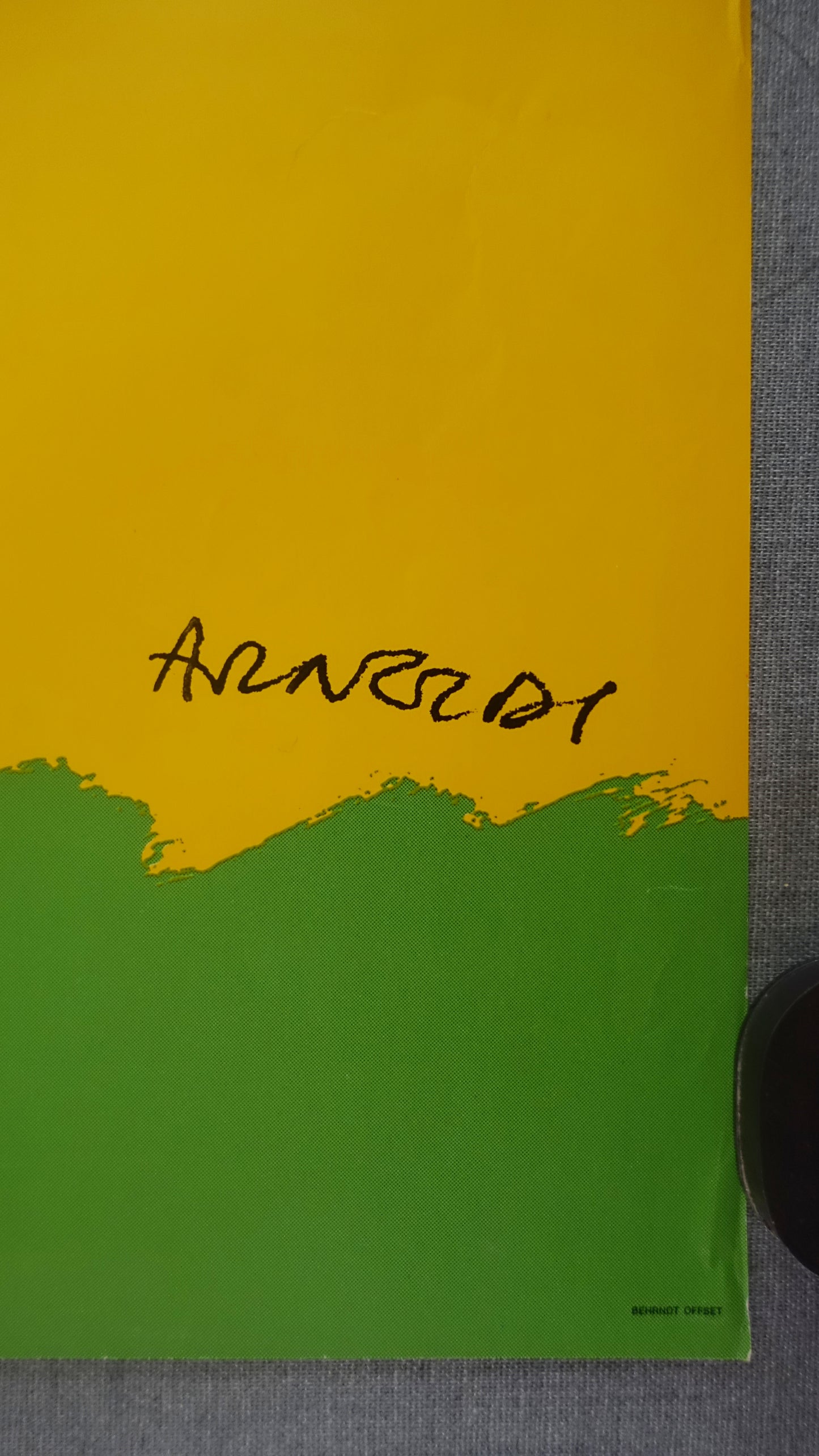 1975 Arnoldi Advertisement for Danish State Railways (Sun) - Original Vintage Poster