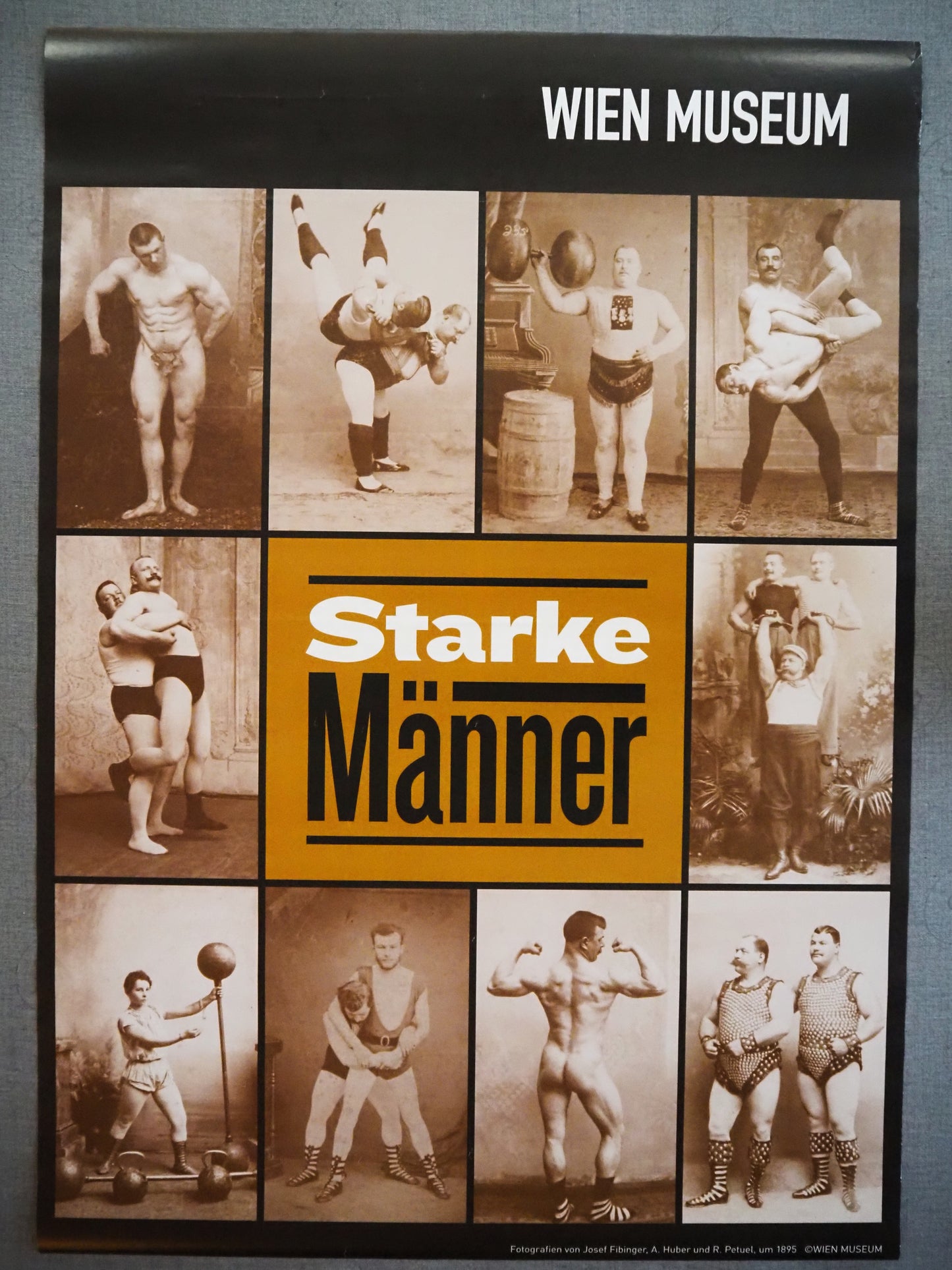2013 Strong Men (Starke Männer) Vienna Exhibition- Original Vintage Poster
