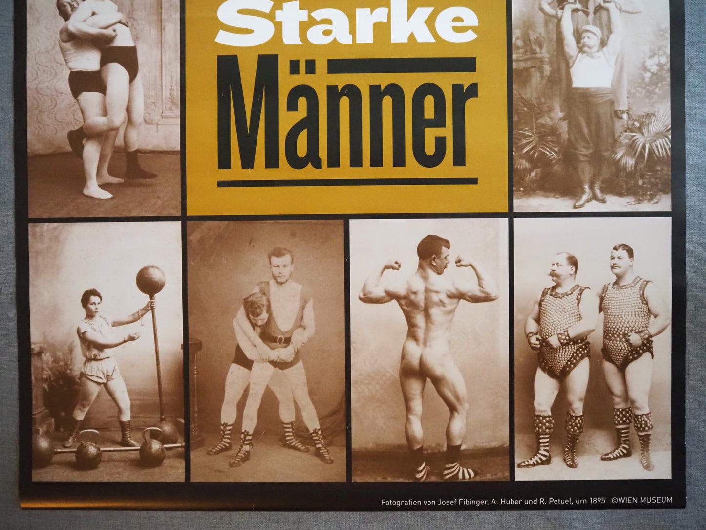 2013 Strong Men (Starke Männer) Vienna Exhibition- Original Vintage Poster