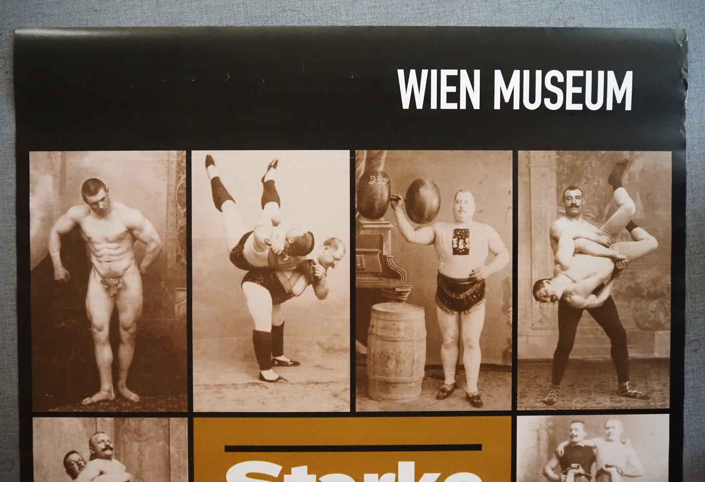 2013 Strong Men (Starke Männer) Vienna Exhibition- Original Vintage Poster