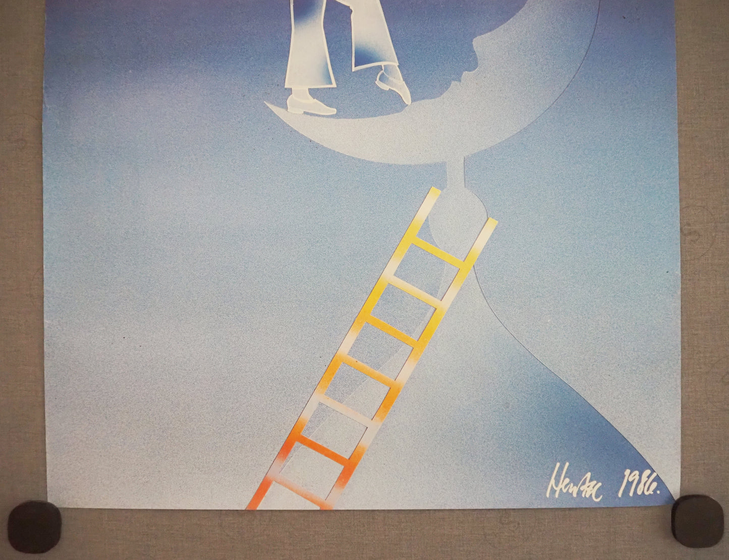 1986 Tivoli Gardens by Peter Hentze  - Original Vintage Poster