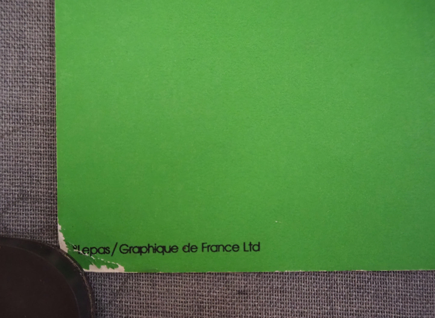 1980 Golf Poster by Lepas - Original Vintage Poster