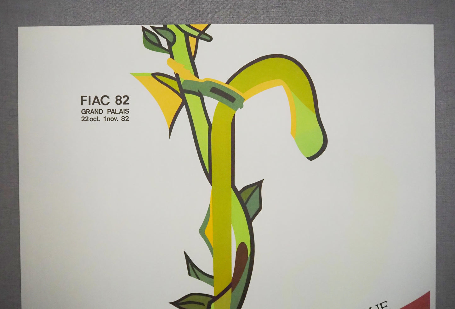 1982 FIAC at Galerie Maeght by Télémaque - Original Vintage Poster