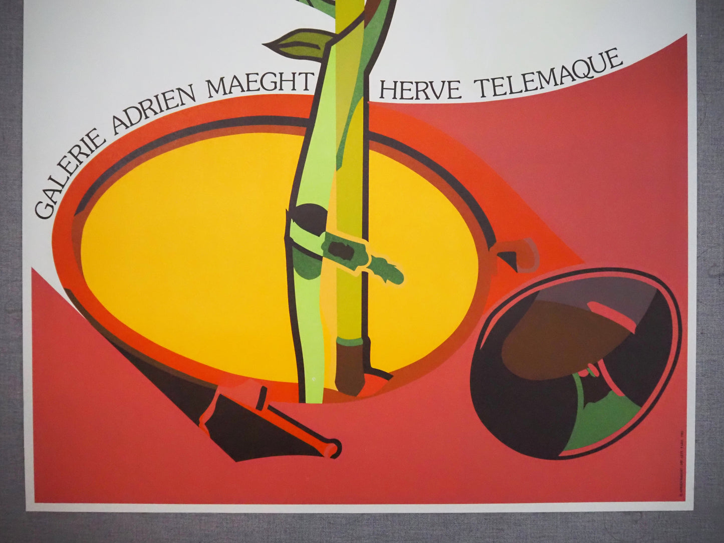 1982 FIAC at Galerie Maeght by Télémaque - Original Vintage Poster