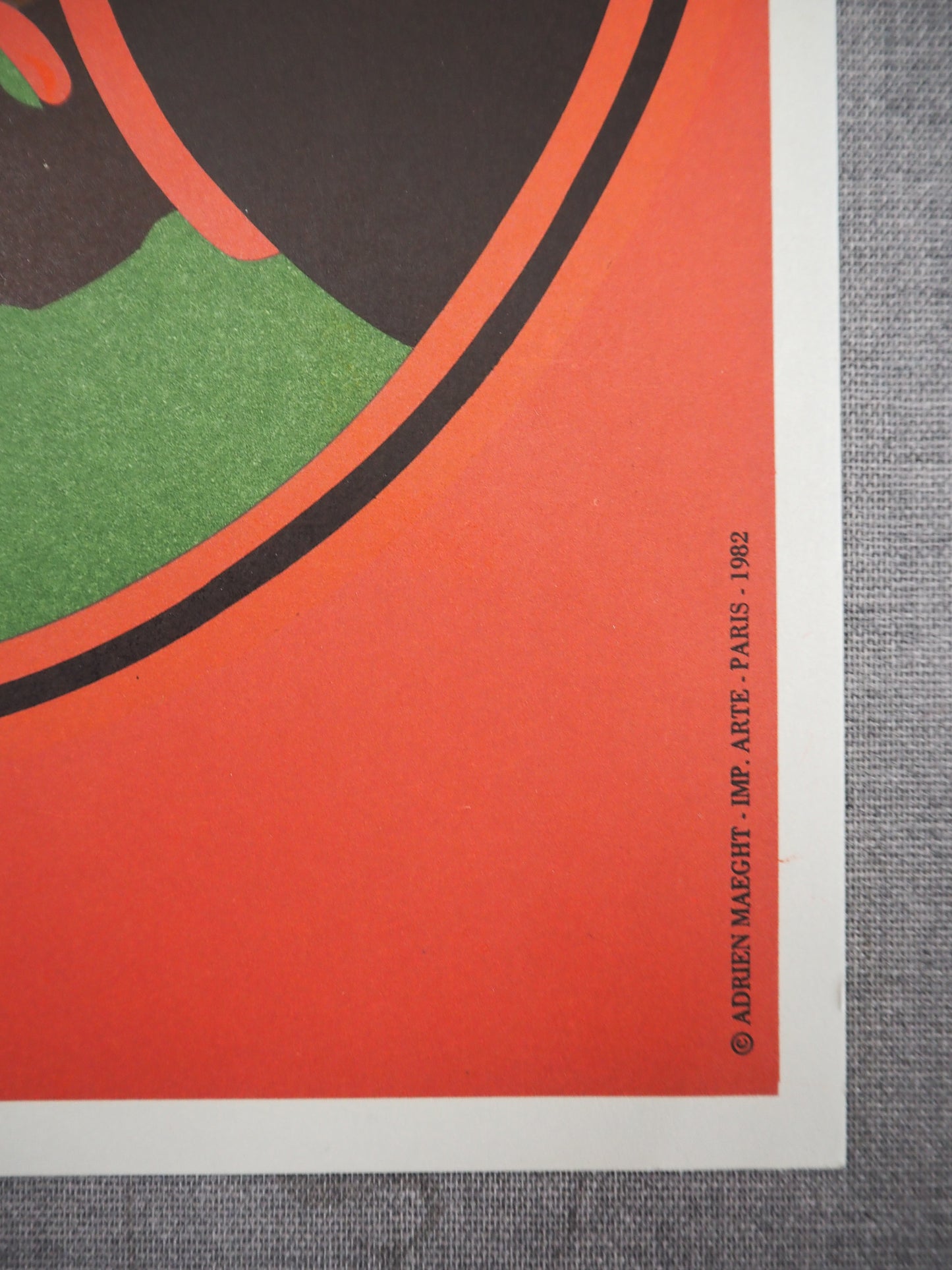 1982 FIAC at Galerie Maeght by Télémaque - Original Vintage Poster