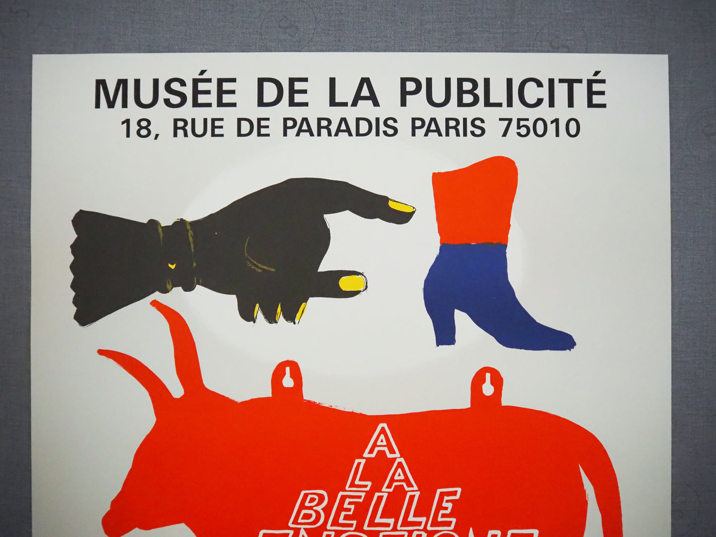 1983 Paris Exhibition Poster Musee de la Publicite - Original Vintage Poster