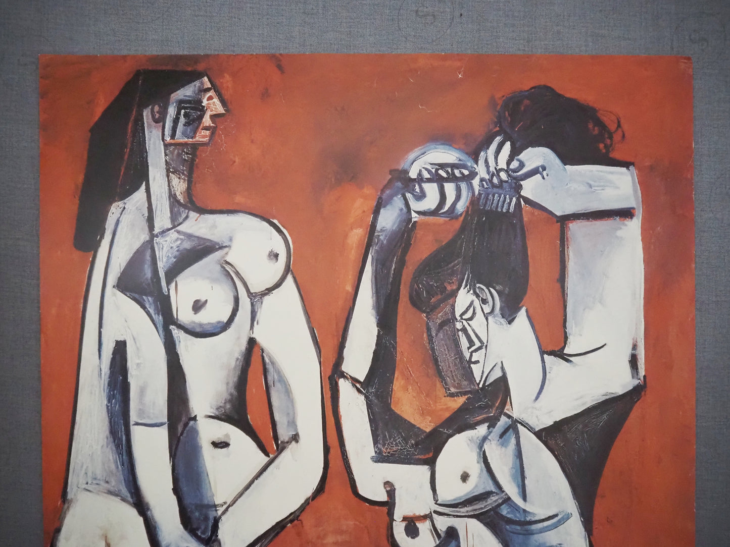 1996 Picasso Femme á la Toilette - Louisiana Exhibition Poster - Original Vintage Poster