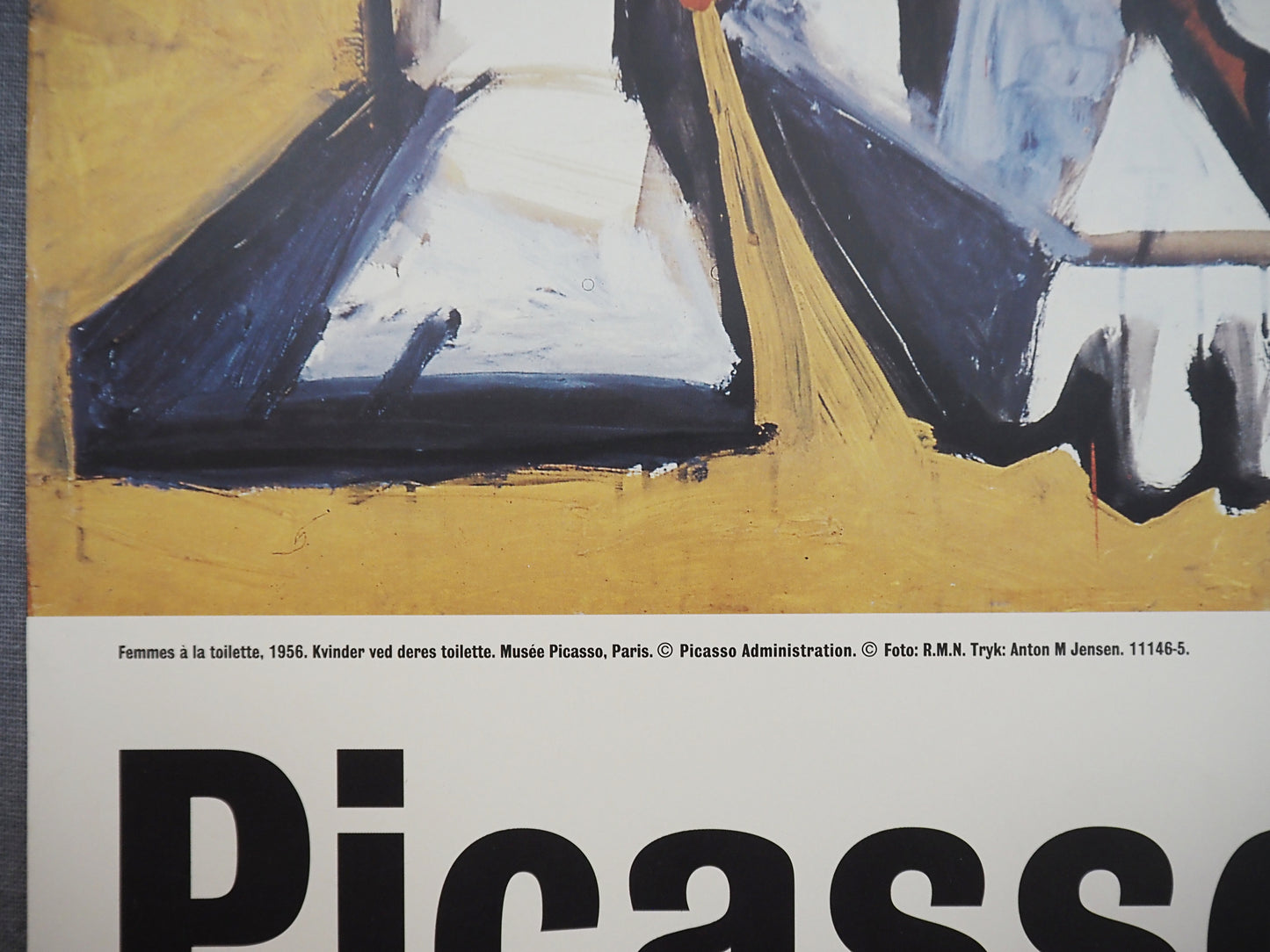 1996 Picasso Femme á la Toilette - Louisiana Exhibition Poster - Original Vintage Poster